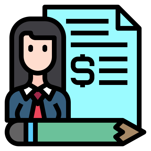 mujer de negocios icono gratis