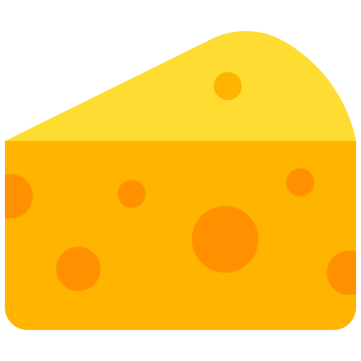 Cheese Good Ware Flat icon