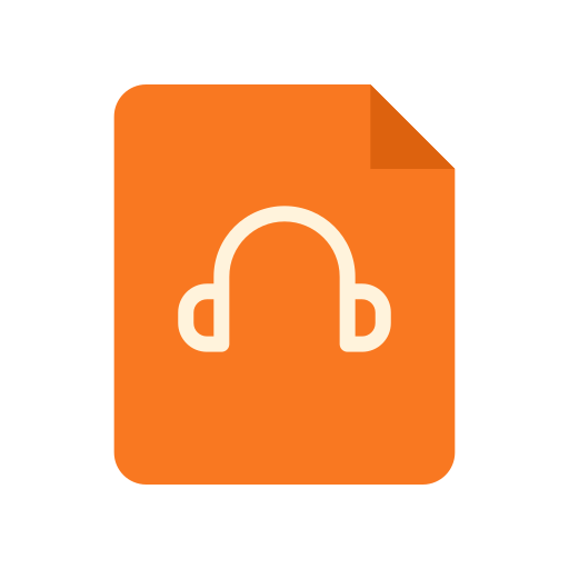 archivo de audio icono gratis