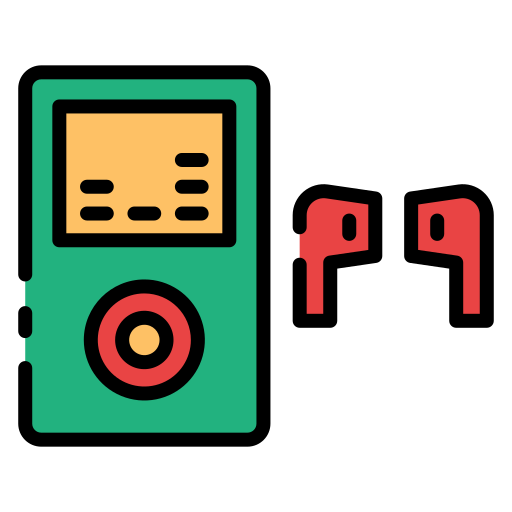 reproductor de mp3 icono gratis