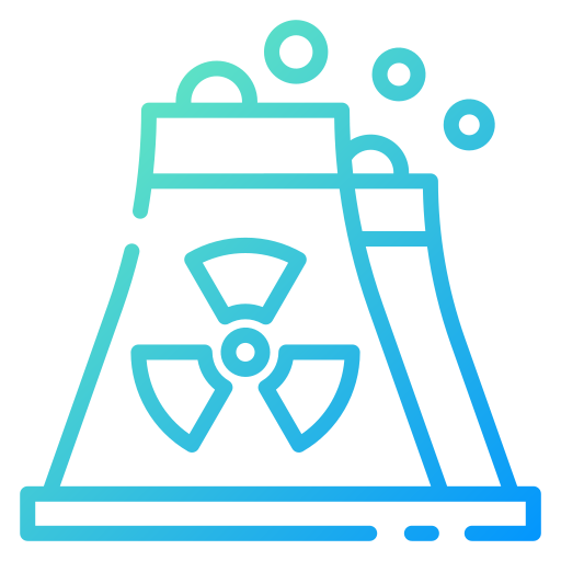 la energía nuclear icono gratis