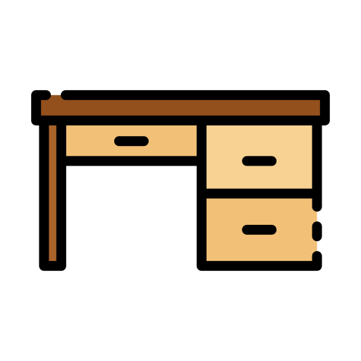 Desk - Free furniture and household icons