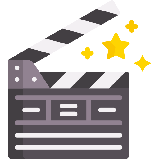 Clapperboard free icon