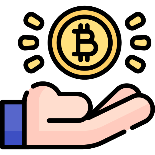 Bitcoin free icon Bitcoin free icon