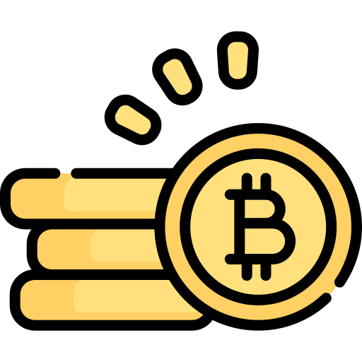 Bitcoin free icon Bitcoin free icon