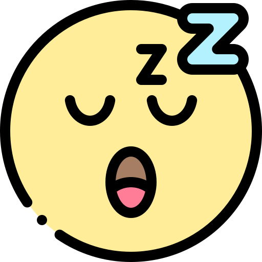 dormido icono gratis