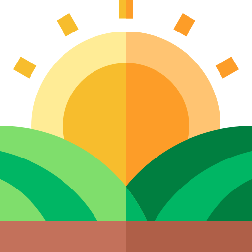 Sunrise Basic Straight Flat icon