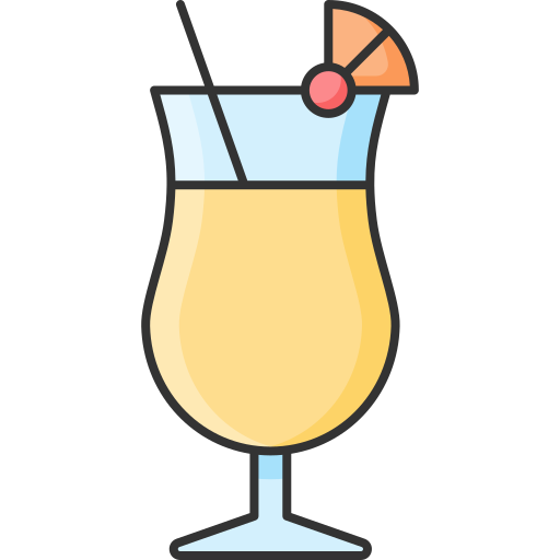 piña colada icono gratis