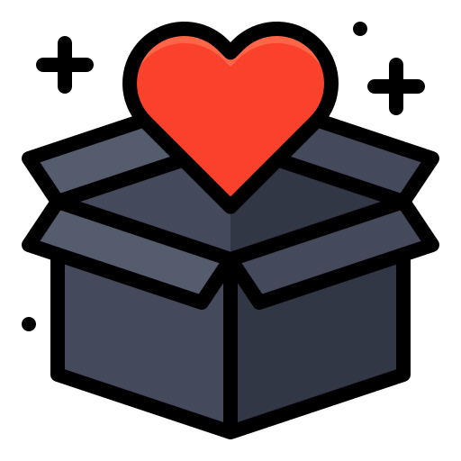 caja de regalo icono gratis