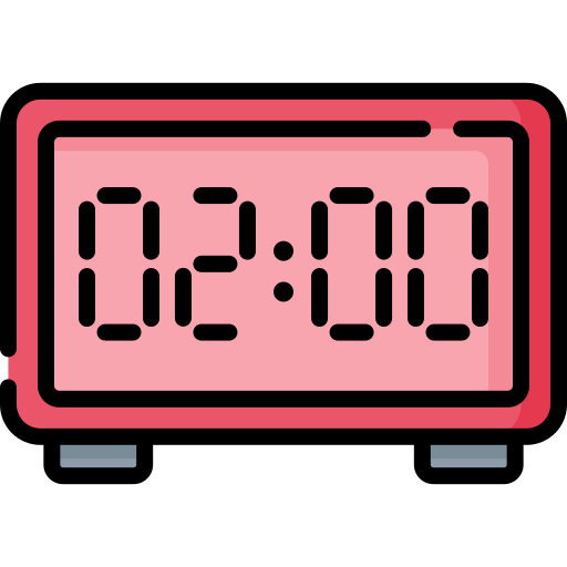 digital timer clipart