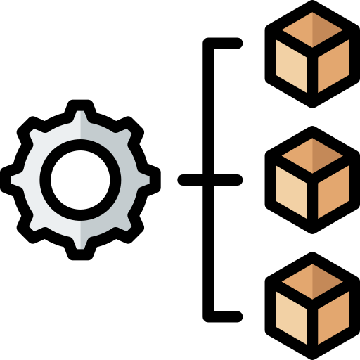 gestión de producto icono gratis