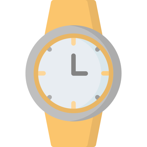 reloj de pulsera icono gratis