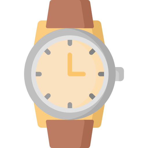 Wristwatch - Free time and date icons