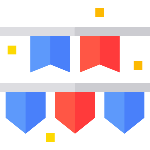 guirnaldas icono gratis