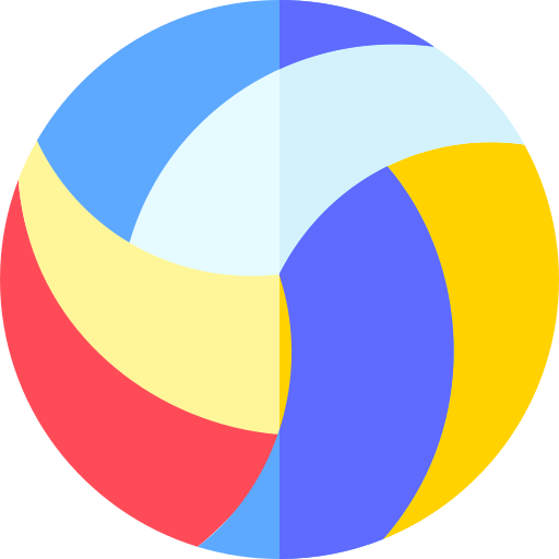 Volleyball Basic Rounded Flat icon