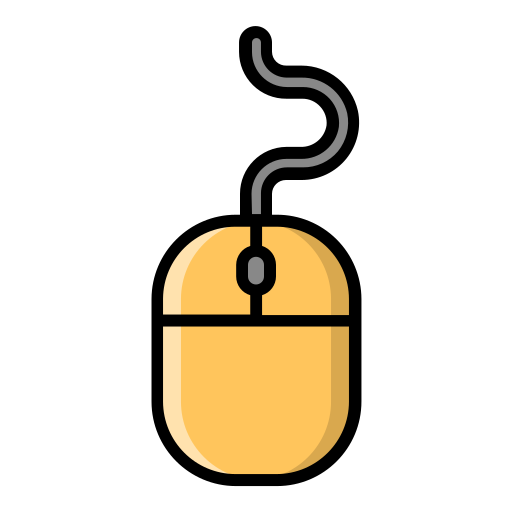 Mouse Generic Outline Color icon