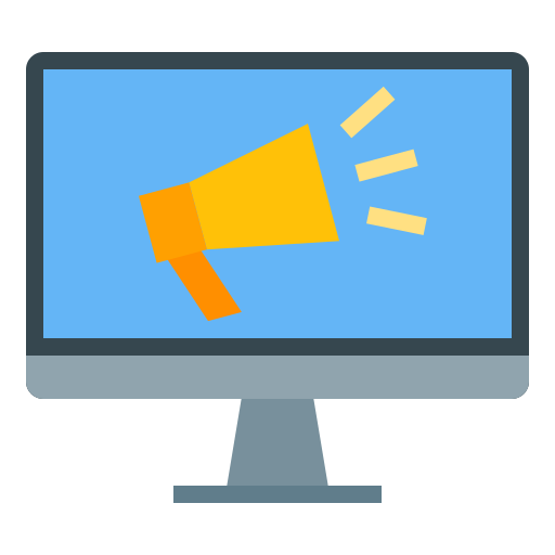 광고하는 무료 아이콘