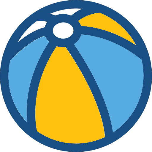 Beach ball free icon