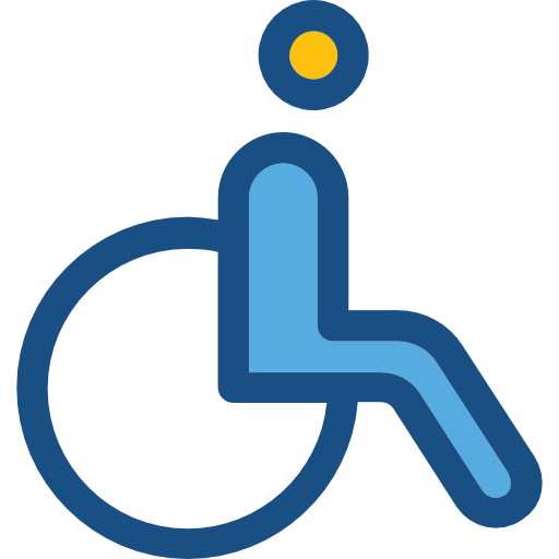 silla de ruedas  icono gratis