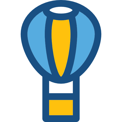 Hot air balloon free icon