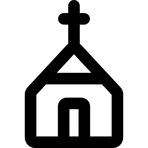 Church Basic Rounded Lineal icon