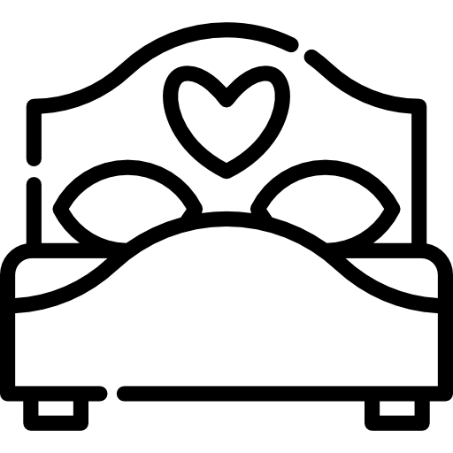 cama matrimonial icono gratis