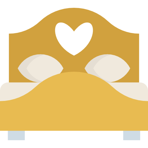 cama matrimonial icono gratis