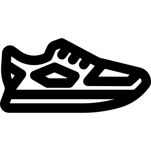 zapatos para correr icono gratis