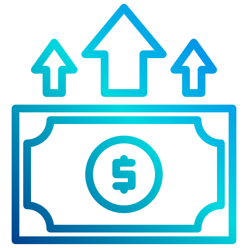 Money xnimrodx Lineal Gradient icon