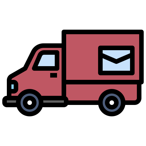 postal icono gratis