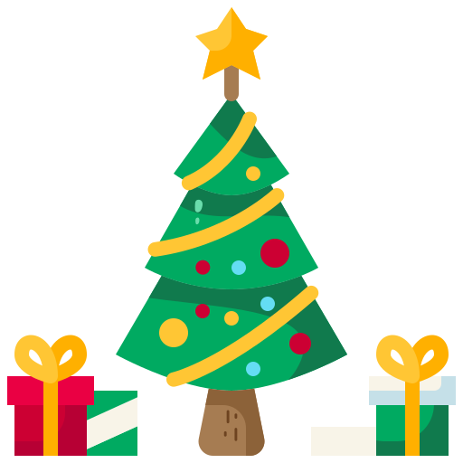 árbol de navidad icono gratis