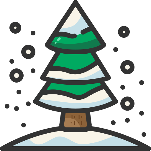 árbol de navidad icono gratis