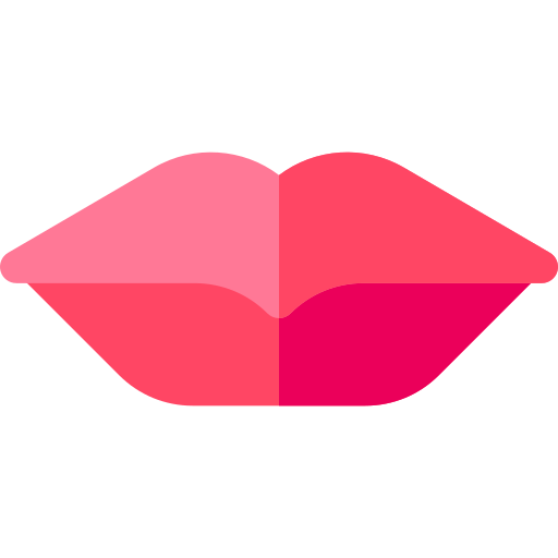 Lips Basic Rounded Flat icon