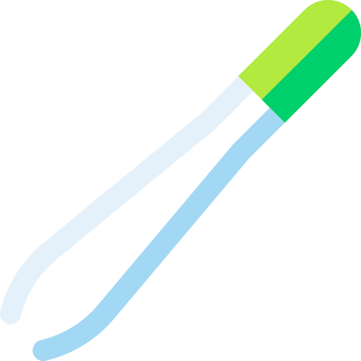 Tweezers Basic Rounded Flat Icon