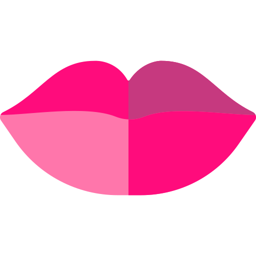 Lips Basic Rounded Flat icon