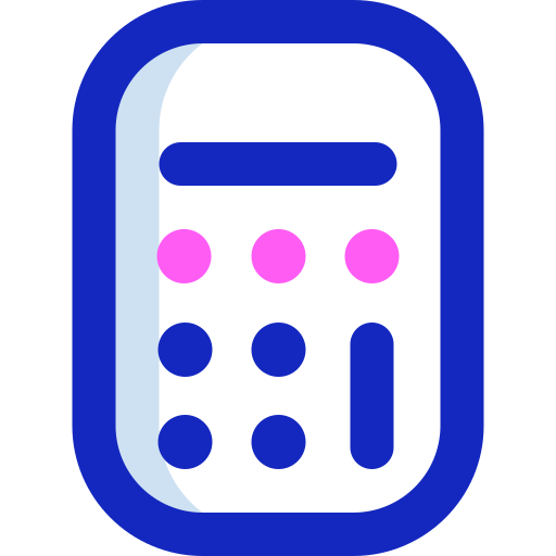 Calculator Super Basic Orbit Color icon