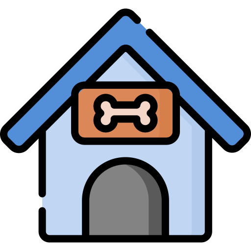 casa de perro icono gratis