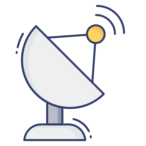 antena parabólica icono gratis