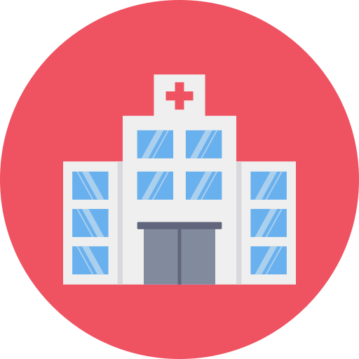 Hospital Dinosoft Circular icon