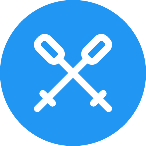 Ski Poles Generic Flat Icon 2017