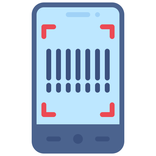 escaneo de código de barras icono gratis