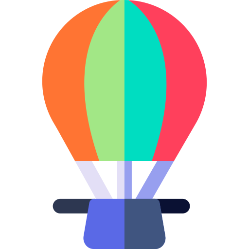 Воздушный шар бесплатно иконка