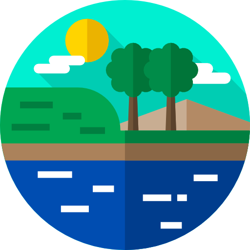 호수 무료 아이콘