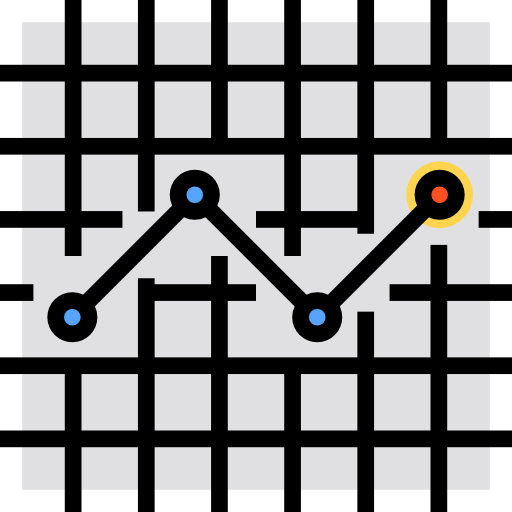 gráfico de linha grátis ícone gráfico de linha grátis ícone