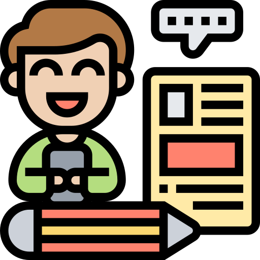 periodista icono gratis