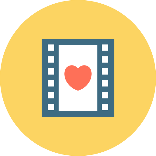 carrete de película icono gratis