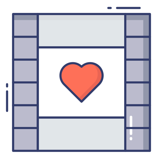 carrete de película icono gratis