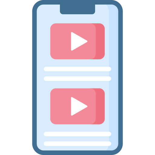 reproductor de video icono gratis