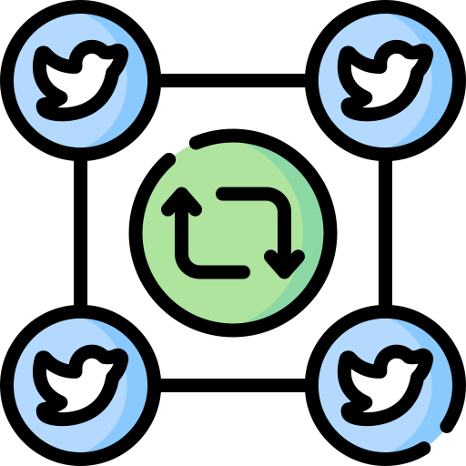 retweeter Icône gratuit retweeter Icône gratuit