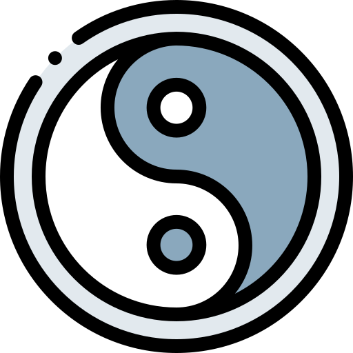 yin yang icono gratis